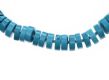 STRAND OF TURQUOISE BEADS WITH STERLING SILVER CLASP at Ross's Online Art Auctions